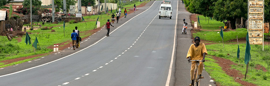 Gambia road