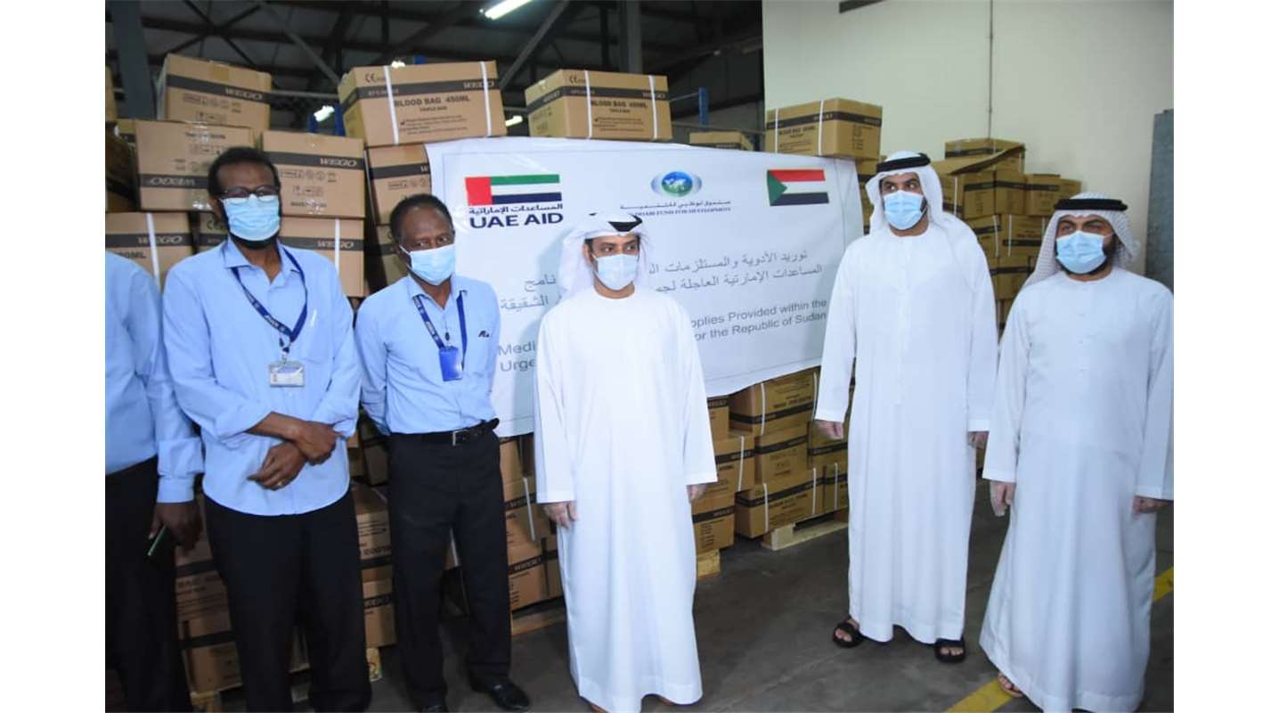 136 tones total medical aid to support the health sector in Sudan
